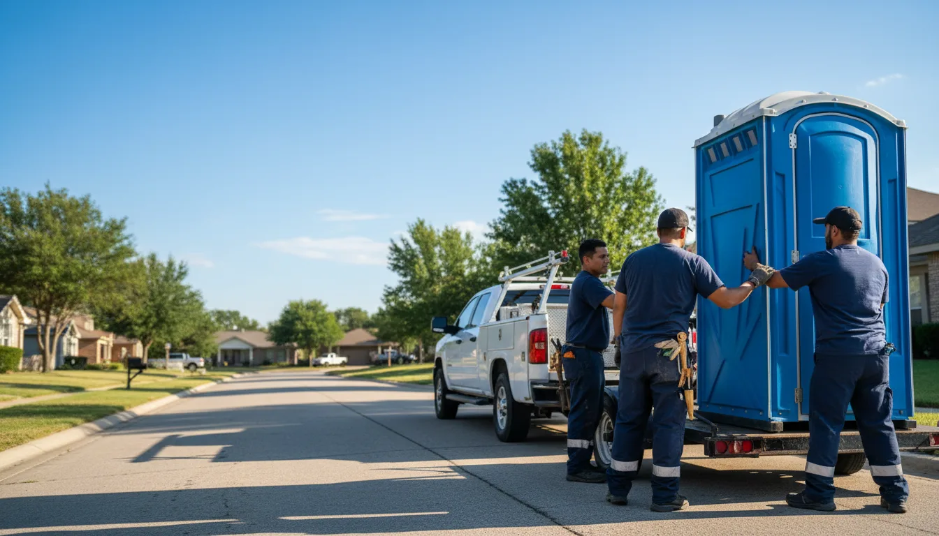 Portable Toilet Rental in Lovelady, TX near me